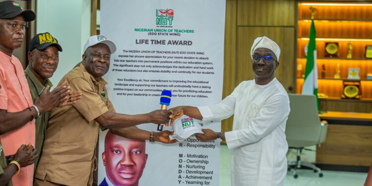 Okpebholo Bags Lifetime Achievement Award, to Recruit 3,000 Teachers