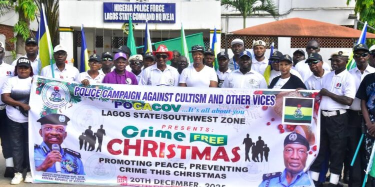 Police Launch Nationwide POCACOV Roadwalk for Peaceful Yuletide